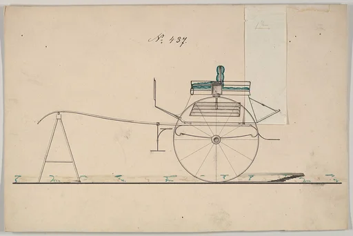Design for Dog Cart, no. 437