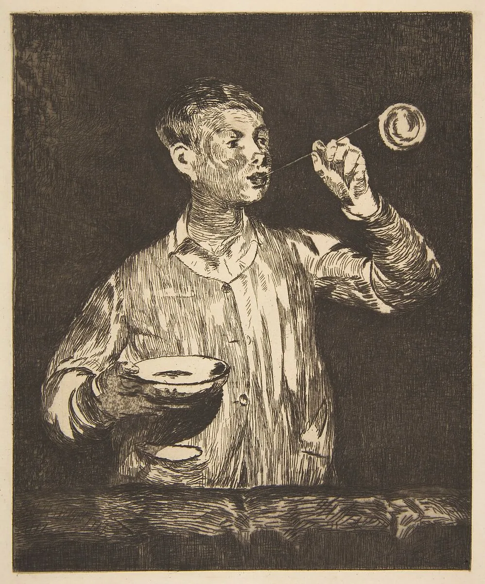 Boy with Soap Bubbles — Edouard Manet