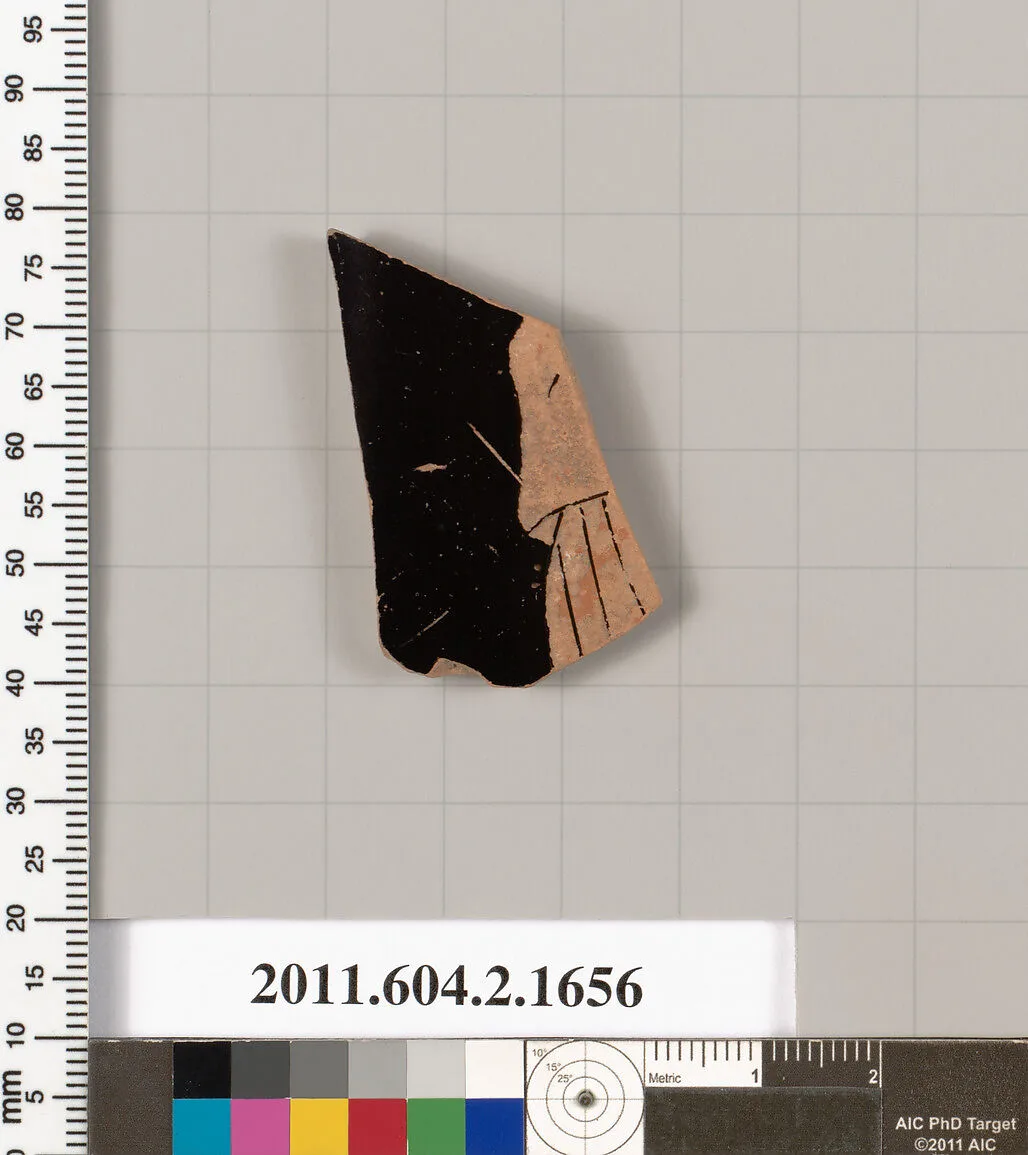 Terracotta fragment of a skyphos (deep drinking cup) — Unknown