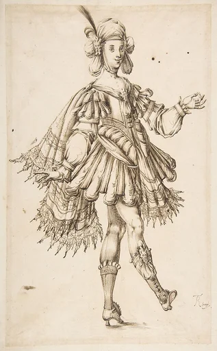 Male Figure in Ballet Costume