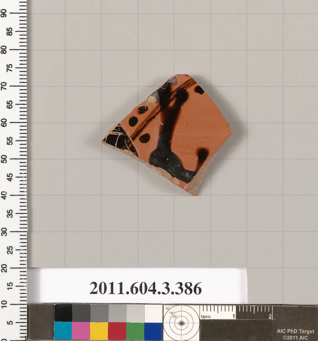 Terracotta fragment of a neck-amphora (jar) — Unknown