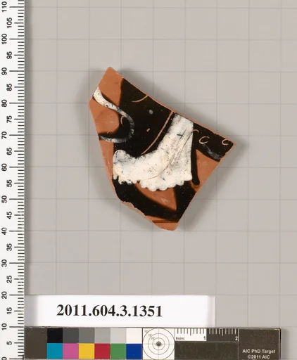 Terracotta fragment of a skyphos (deep drinking cup)