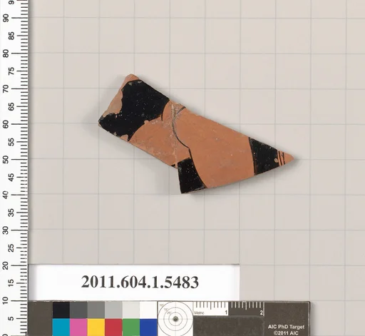 Terracotta fragment of a kylix (drinking cup)