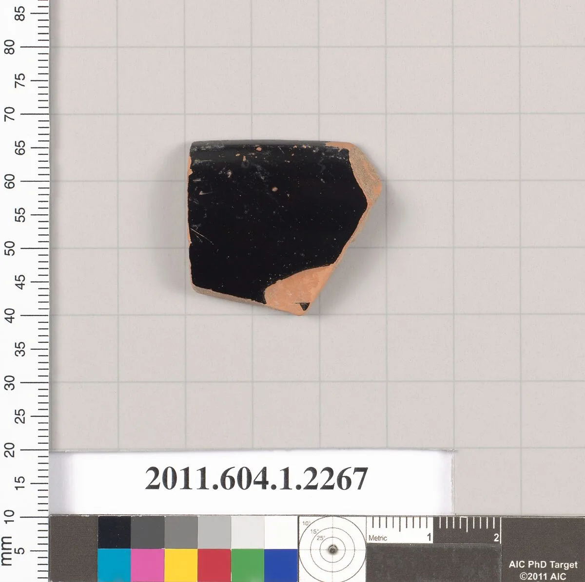 Terracotta rim fragment of a kylix (drinking cup) — Unknown