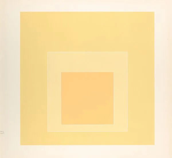 Proof for White Line Square series — Josef Albers|Gemini G.E.L.|Kenneth E. Tyler