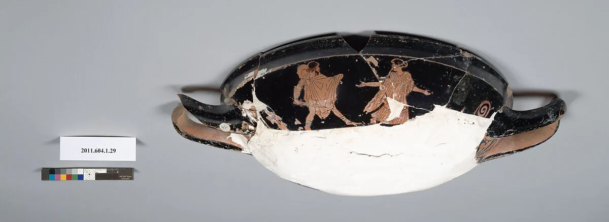 Terracotta kylix (drinking cup) — Unknown