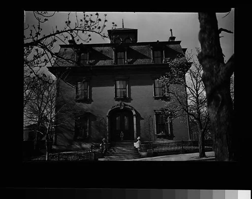 [Second Empire House with Mansard Roof, Massachusetts]
