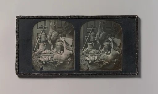 [Still-life of Game with Rake and Onion Jar]