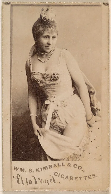 Elza Vogel, from the Actresses series (N203) issued by Wm. S. Kimball & Co. — William S. Kimball & Company