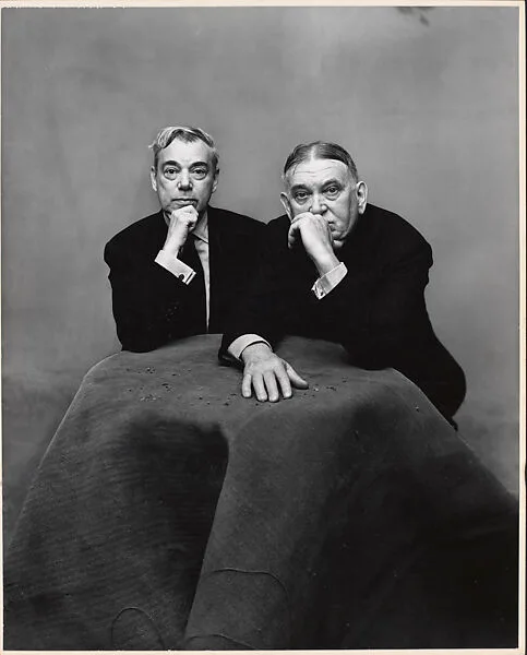 George Jean Nathan and H.L. Mencken, New York — Irving Penn