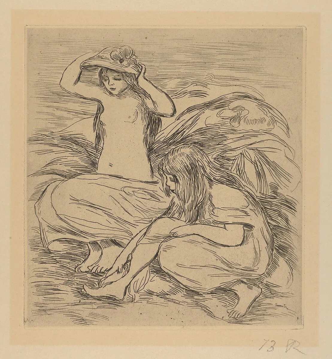 Two Bathers (Les Deux Baigneuses) — Auguste Renoir|André Marty
