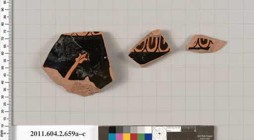 Terracotta fragments of a column-krater (bowl for mixing wine and water)
