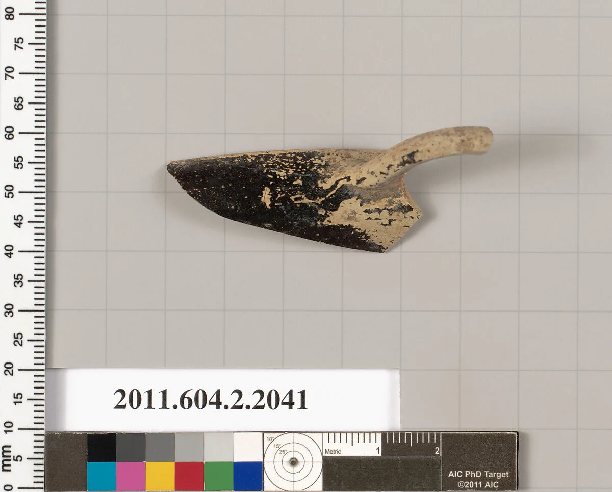 Terracotta fragment of a skyphos (deep drinking cup) — Unknown