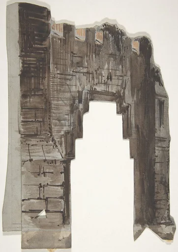 Design for a Stage Set at the Opéra, Paris