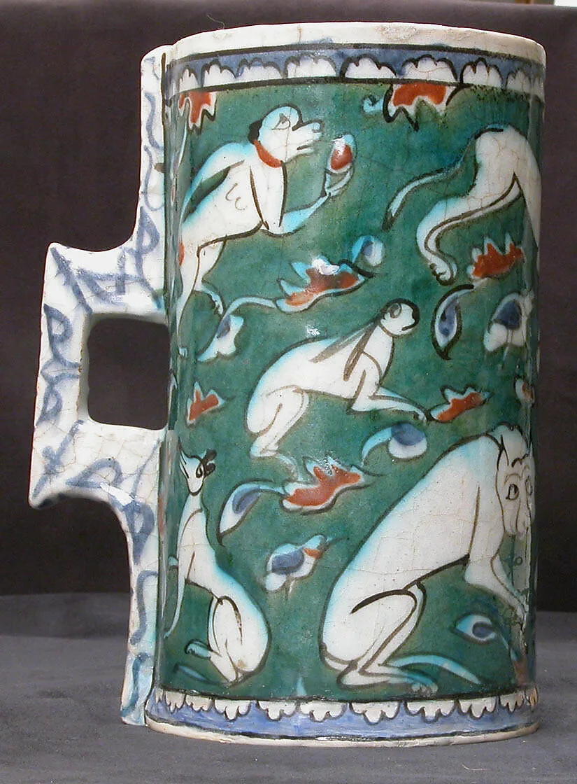 Tankard in Imitation of Metalwork Form — Unknown