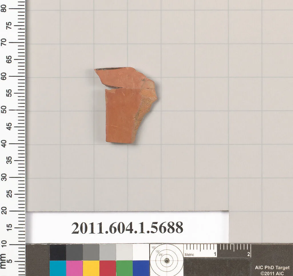 Terracotta fragment of a kylix (drinking cup) — Unknown