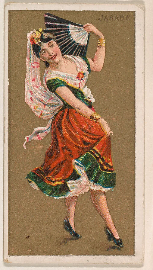 Jarabe, from National Dances (N225, Type 1) issued by Kinney Bros. — Kinney Brothers Tobacco Company