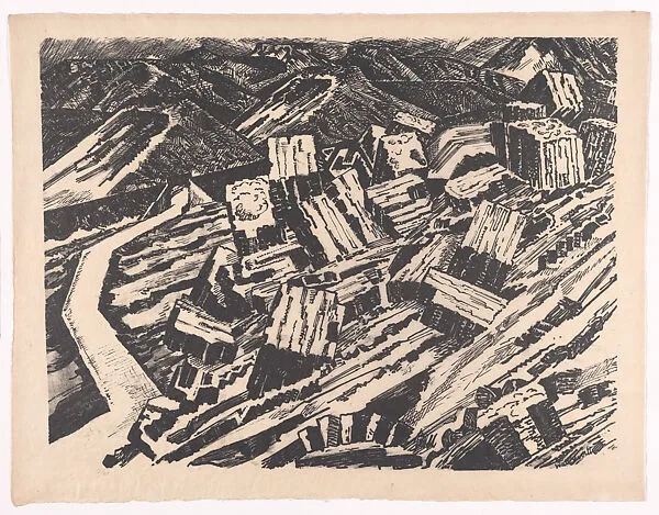Ladle Slag, Old Hill, 1 — Edward Alexander Wadsworth