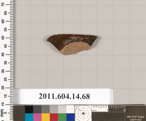 Terracotta fragment of a kylix (drinking cup)