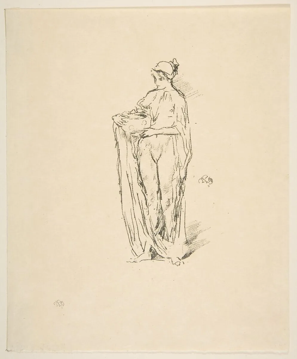 Girl with a Bowl — James McNeill Whistler