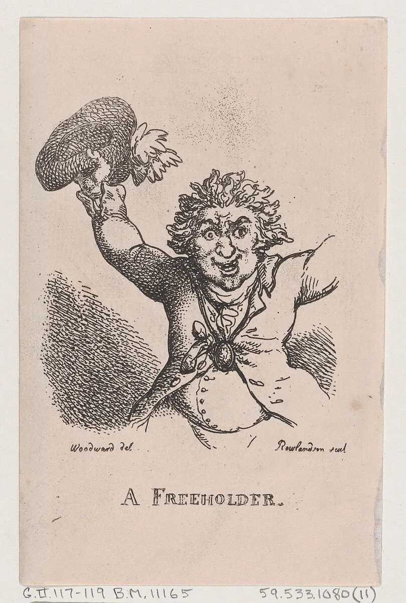 A Freeholder — George Murgatroyd Woodward|Thomas Rowlandson|Thomas Tegg