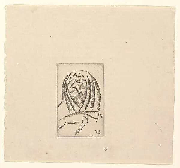 Female Head, Draped (Draped Woman's Head) — Elie Nadelman