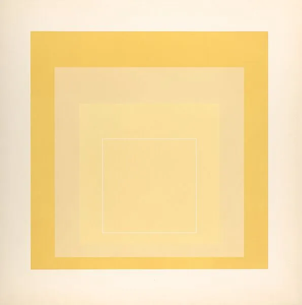 Proof for White Line Square series — Josef Albers|Gemini G.E.L.|Kenneth E. Tyler