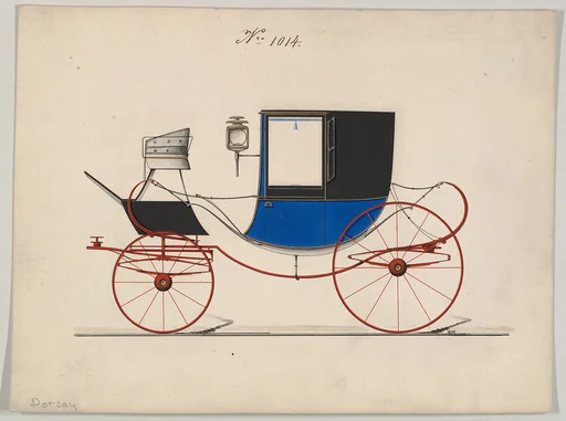 Design for Chariot D'Orsay, no. 1014