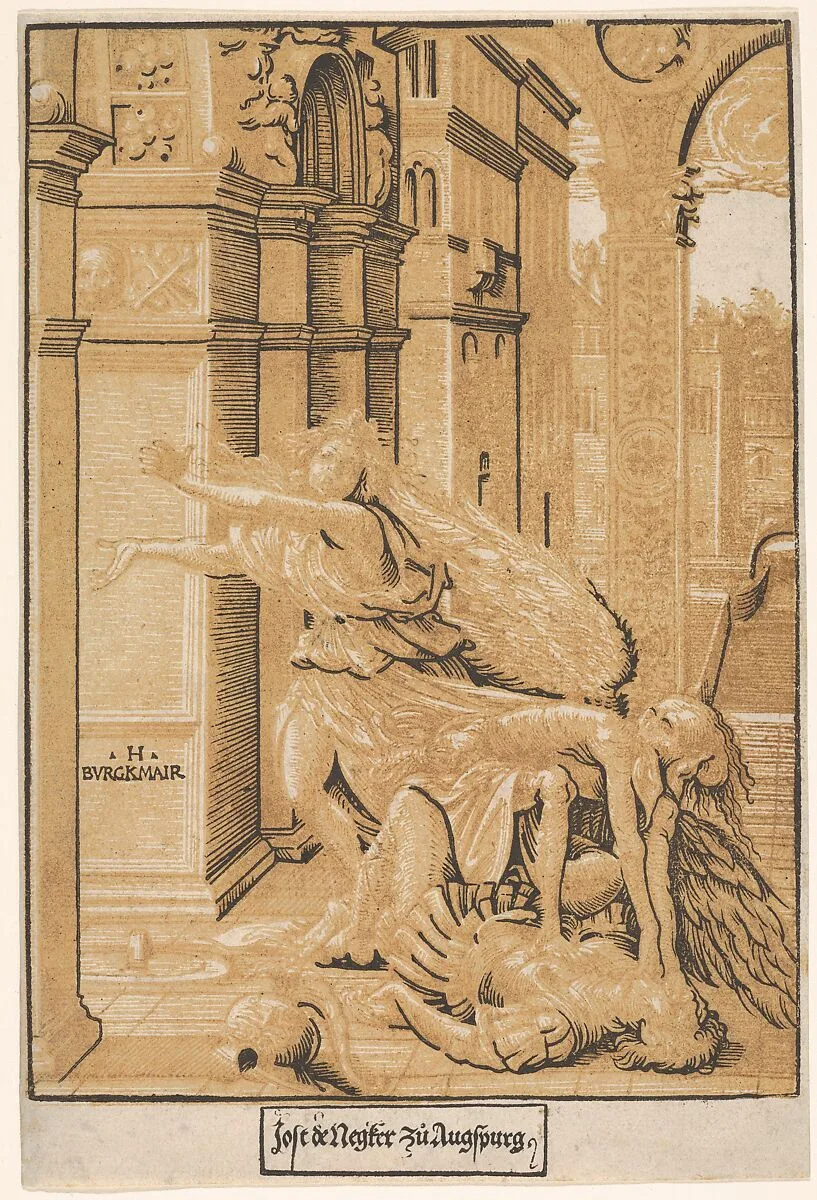 Lovers Surprised by Death — Hans Burgkmair|Jost de Negker