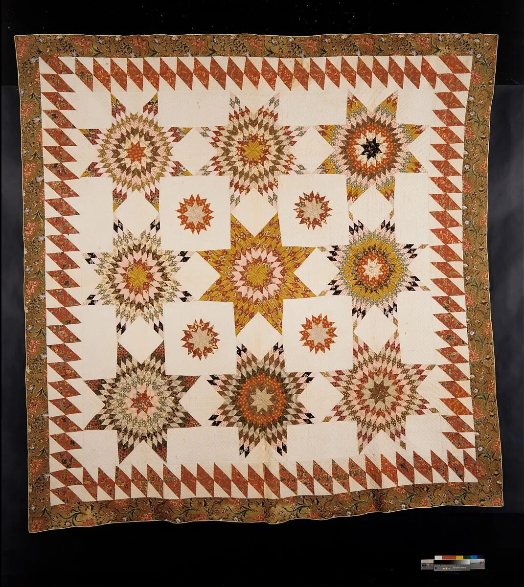 Quilt, Star of Bethlehem pattern variation — Unknown
