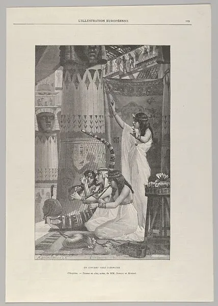 A Concert at Cleopatra's, from "L'Illustration Européenne" — Robert François Richard Brend'amour|Antoine Calbet