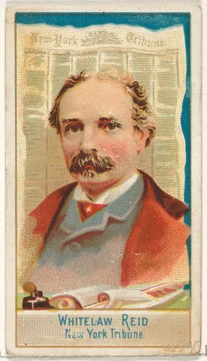 Whitelaw Reid, New York Tribune, from the American Editors series (N1) for Allen & Ginter Cigarettes Brands