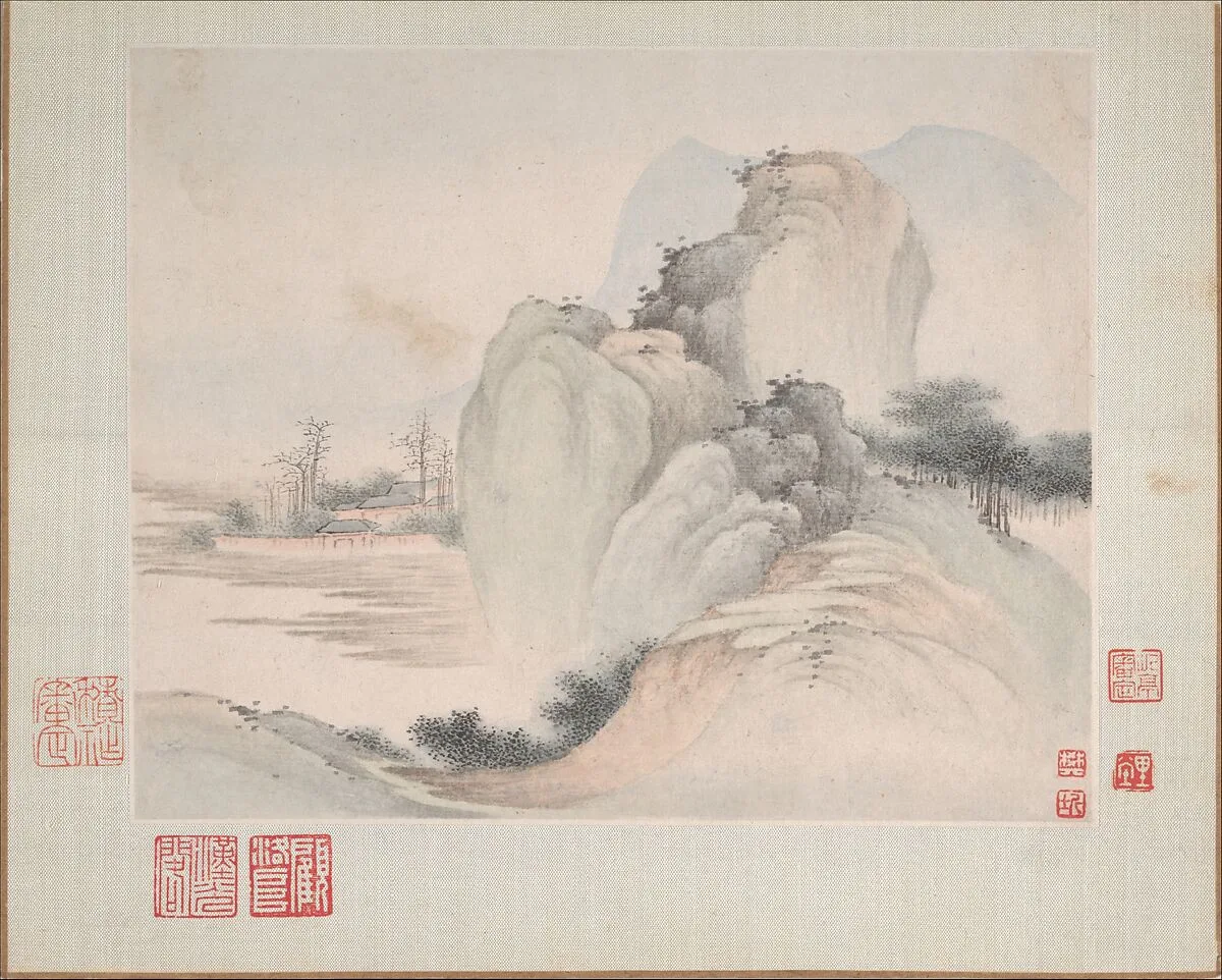 清 樊圻 為玉翁作山水圖 冊|Landscapes Painted for Yuweng — Fan Qi