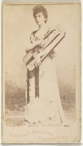 Miss Harding, from the Actors and Actresses series (N45, Type 1) for Virginia Brights Cigarettes