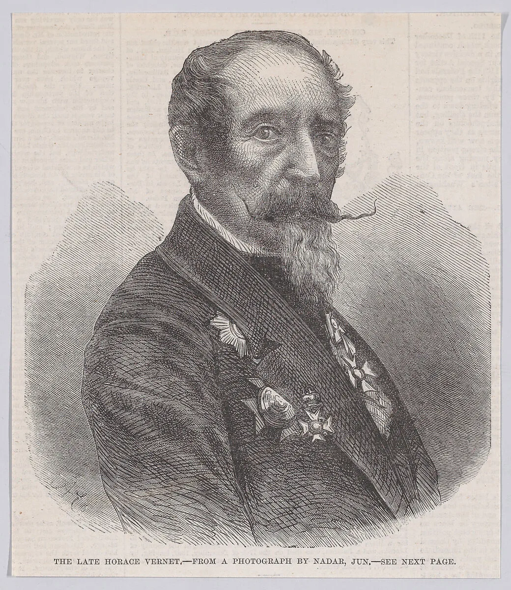 The Late Horace Vernet, from "Illustrated London News" — Horace Vernet|Nadar