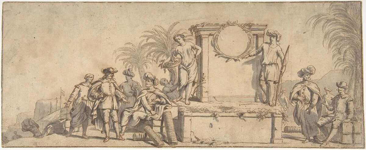 Europeans Engaging in Commerce and Trade in Asia — Pieter Jacobsz. van Laer
