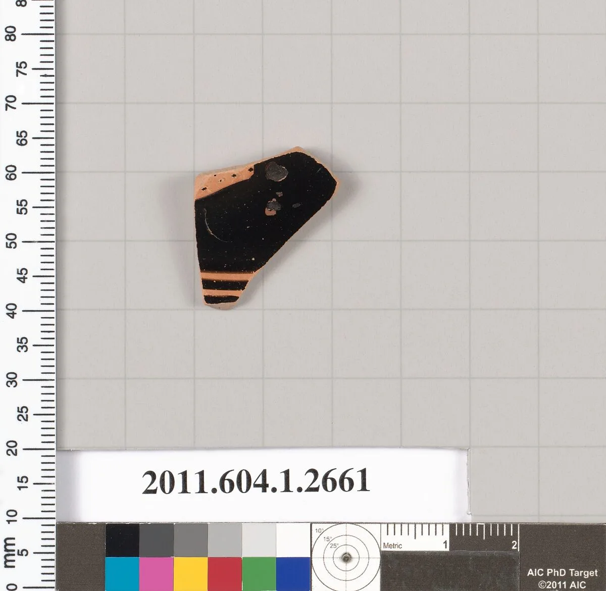 Terracotta fragment of a kylix (drinking cup) — Unknown