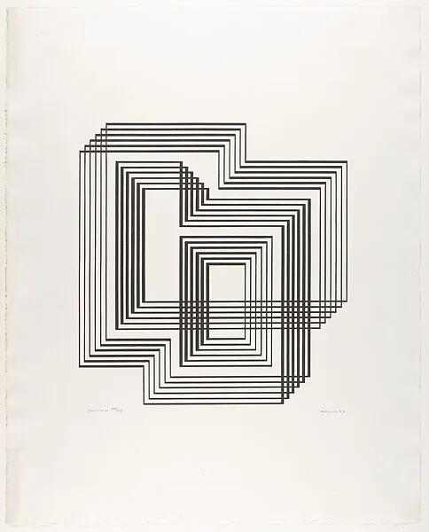 Shrine, from Graphic Tectonics series — Josef Albers
