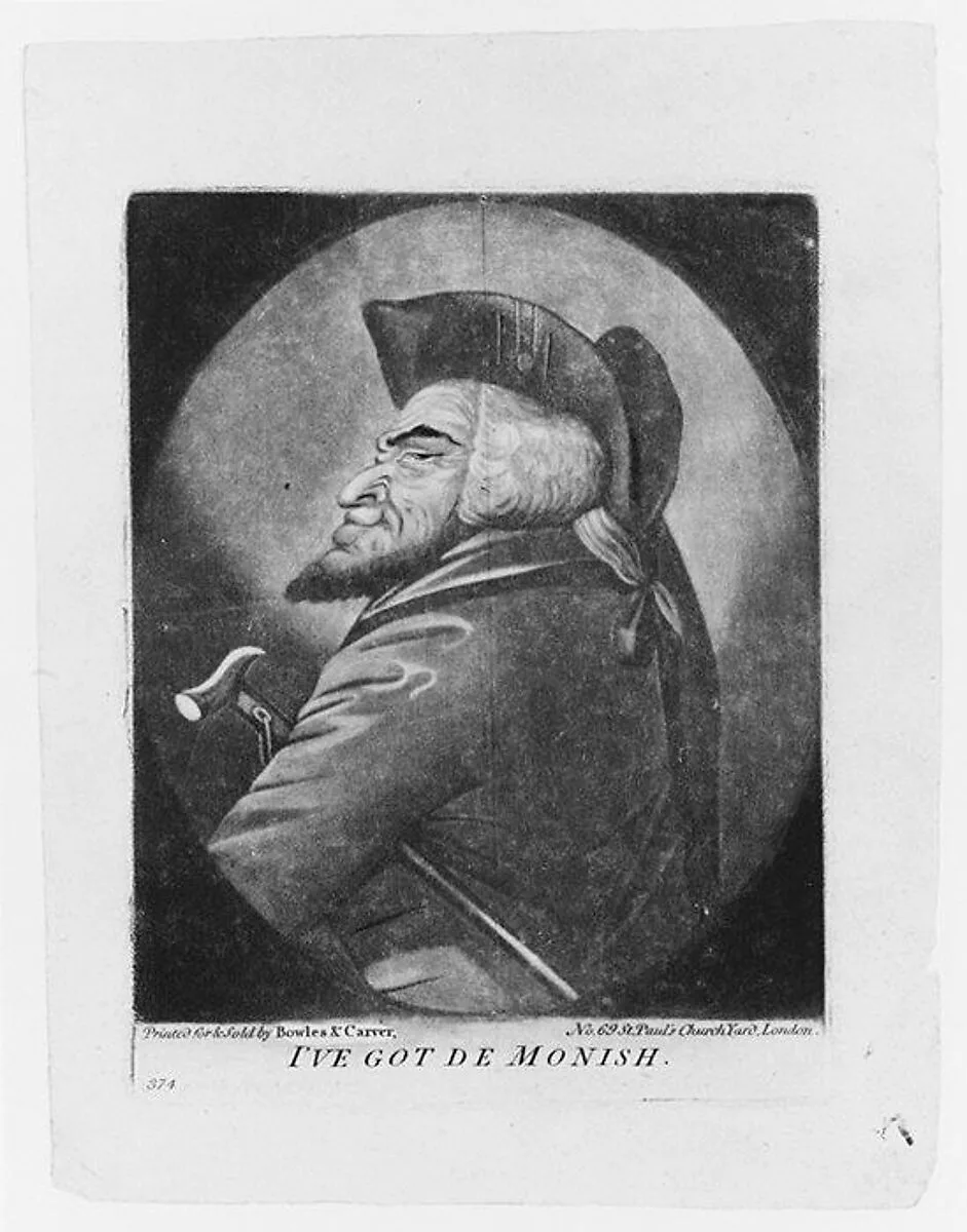 I've Got de Monish — Bowles & Carver|Anonymous, British, 18th century