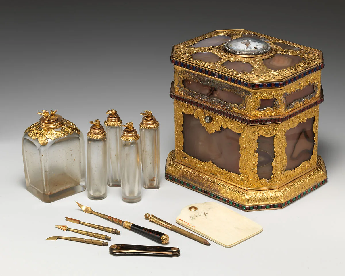 Nécessaire and watch — J. Orpion
