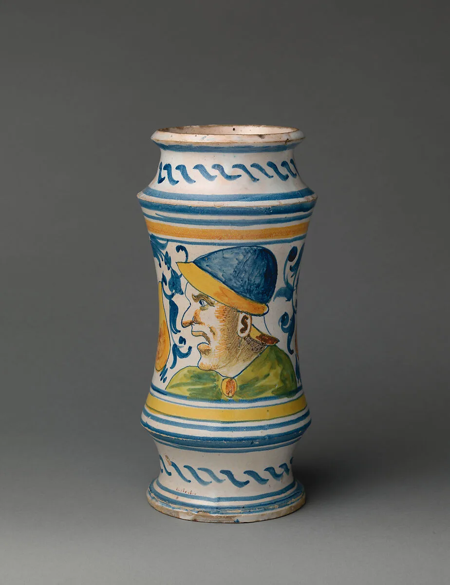Pharmacy jar (albarello) — Masséot Abaquesne|Laurent Abaquesne
