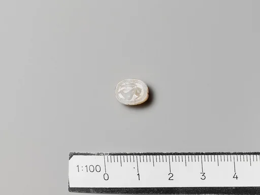 Banded chalcedony scarab