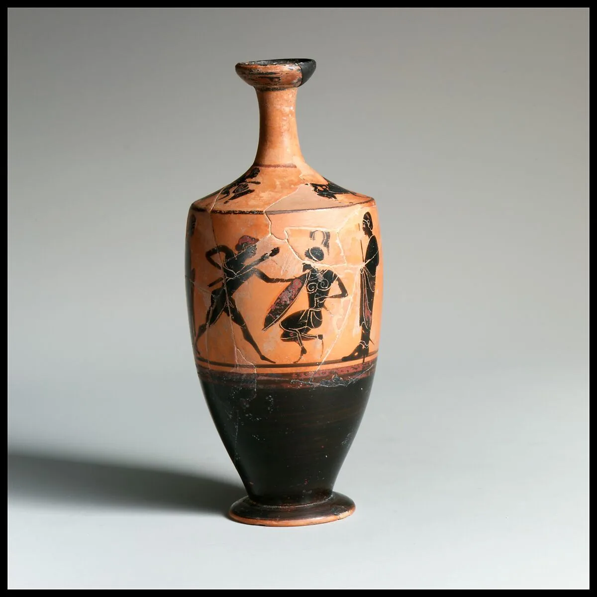 Terracotta lekythos (oil flask) — Unknown
