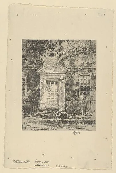 Portsmouth Doorway — Childe Hassam