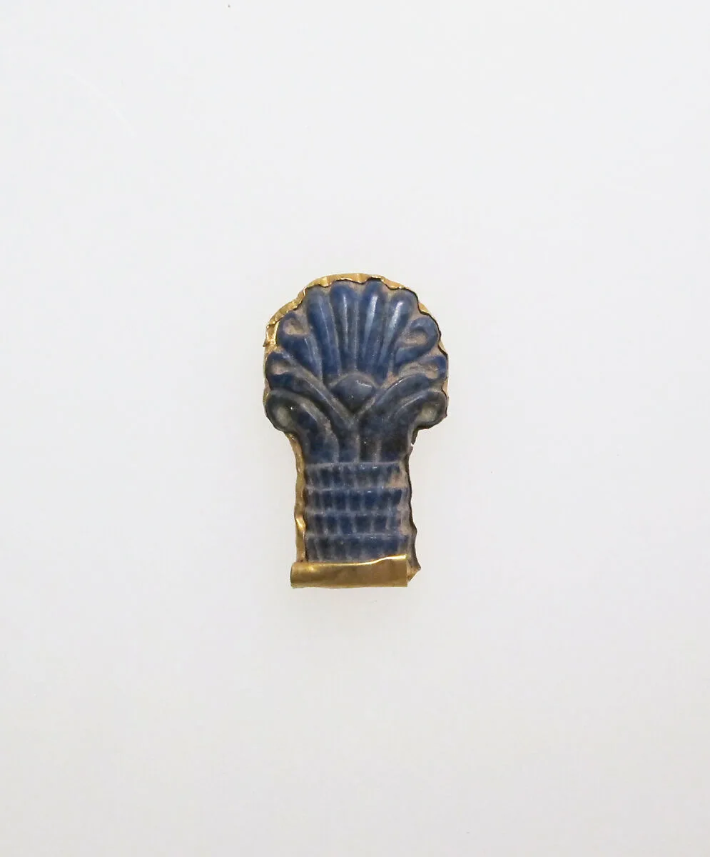 Bead ornament with lapis lazuli — Unknown