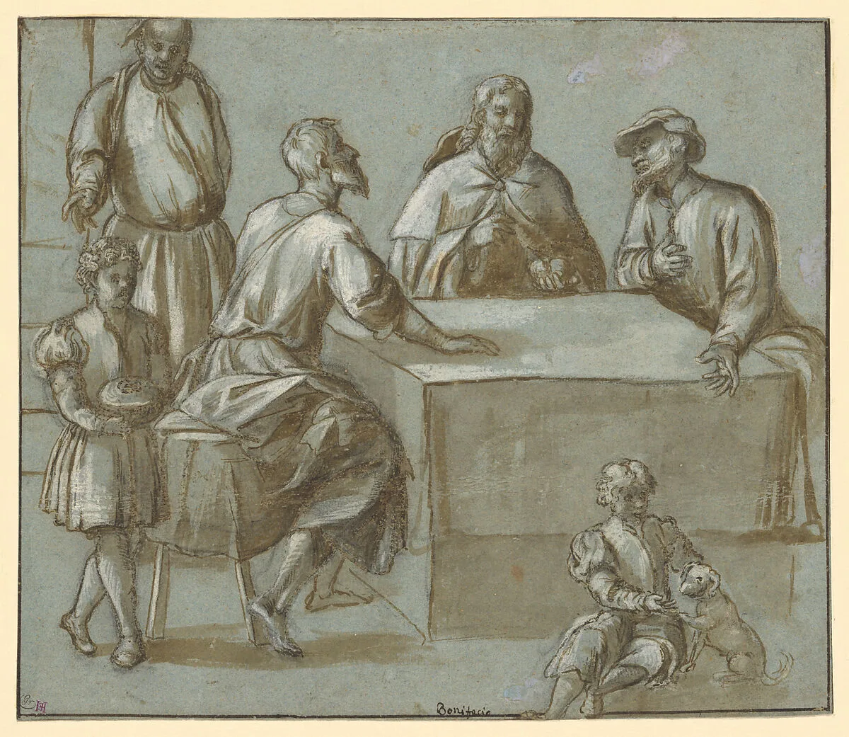 The Supper at Emmaus — Bonifacio de' Pitati (Bonifacio Veronese)