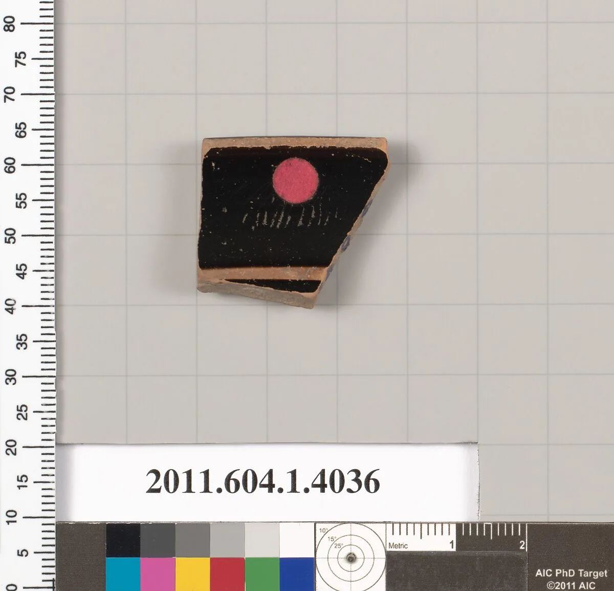 Terracotta rim fragment of a kylix (drinking cup) — Unknown