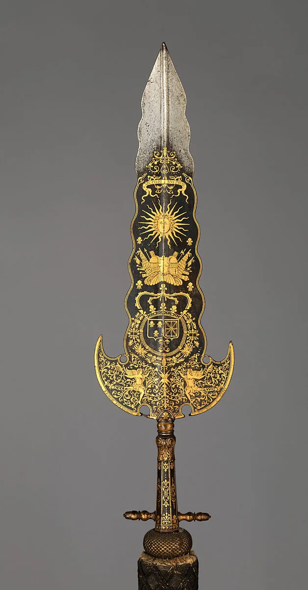 Partisan Carried by the Bodyguard of Louis XIV (1638–1715, reigned from 1643) — Bonaventure Ravoisie