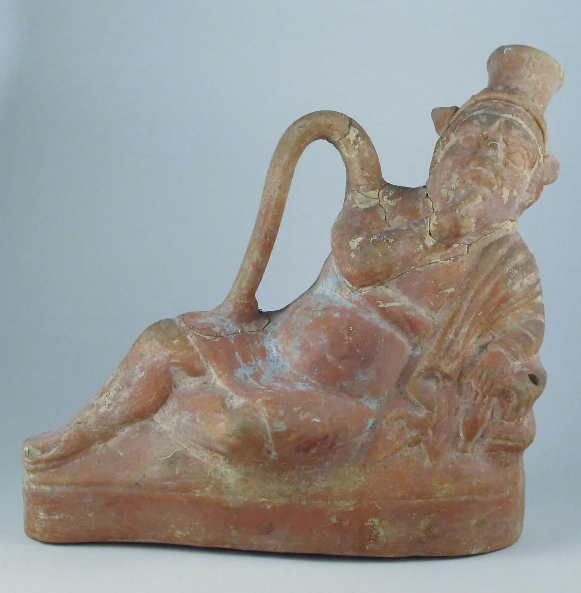 Bottle in the form of a man — Unknown