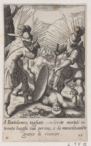 Bartolomeo, from Scelta d'Alcuni Miracoli e Grazie della Santissima Nunziata di Firenze (Selection of Some Miracles and Graces that Occurred in the Church of the Annunziata in Florence)